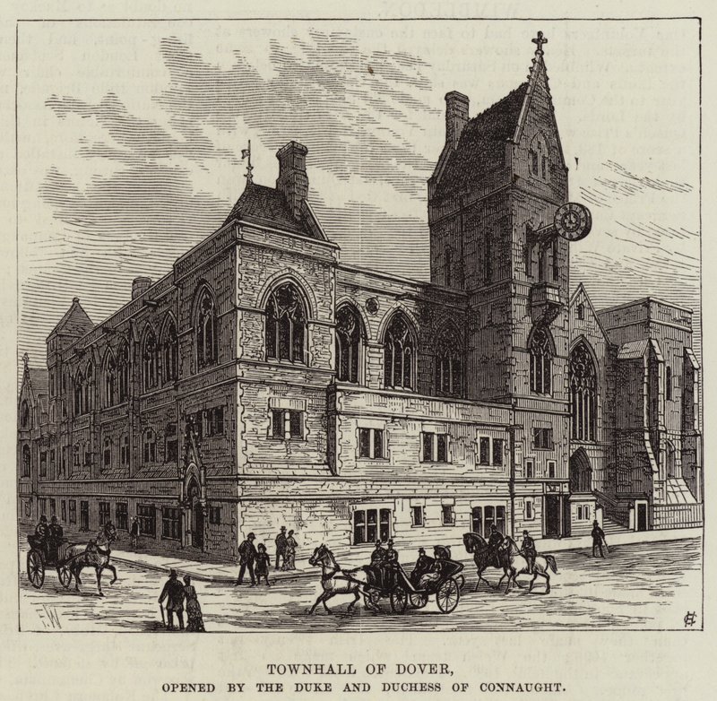Rathaus von Dover, eröffnet von Herzog und Herzogin von Connaught von Frank Watkins