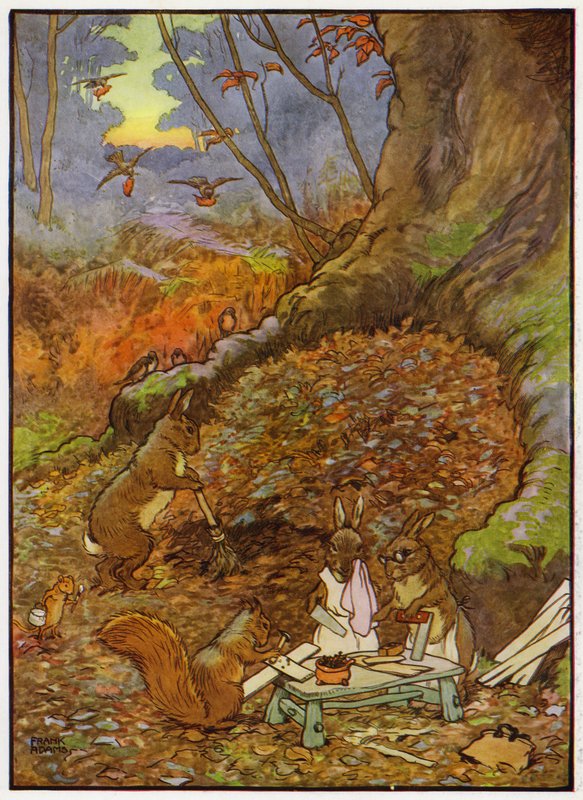Illustration für Babes in the Wood von Frank Adams