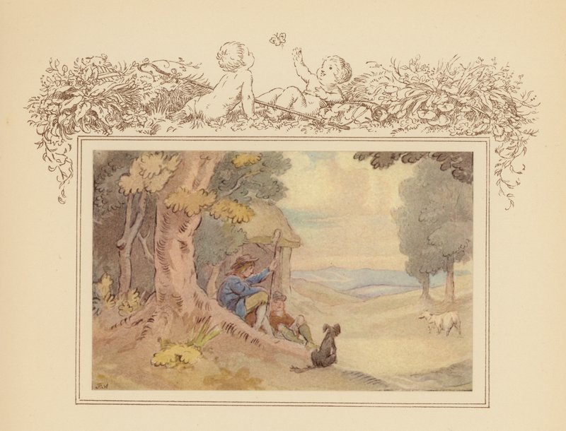 Illustration für Grays Elegie von Frank Adams