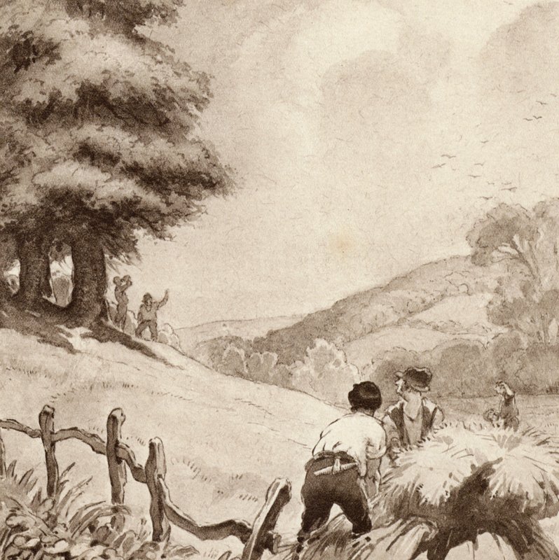 Illustration für The Scholar-Gipsy von Matthew Arnold von Frank Adams
