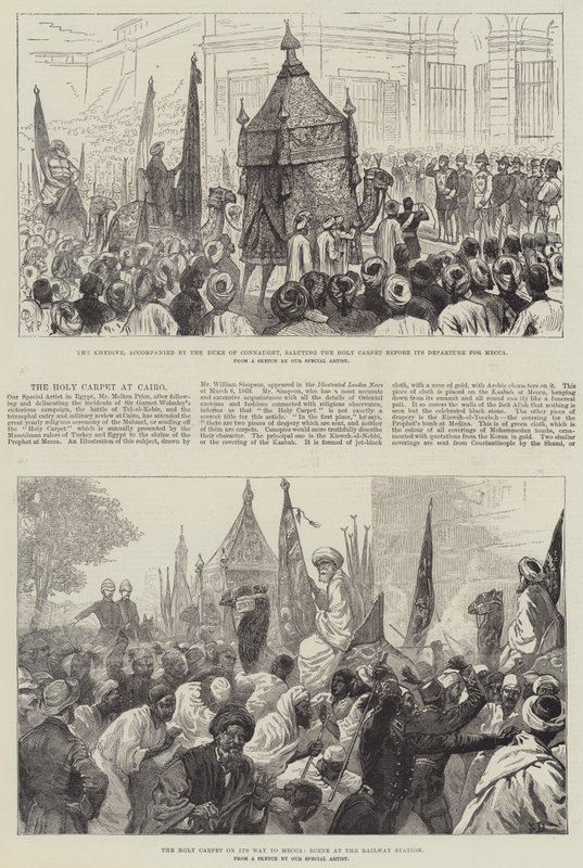 Der heilige Teppich in Kairo von Frank Dadd