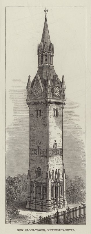 Neuer Uhrturm, Newington-Butts von Frank Watkins