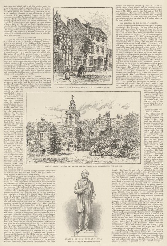 Sir Rowland Hill und die Penny-Post, ein denkwürdiges Jubiläum von Frank Watkins