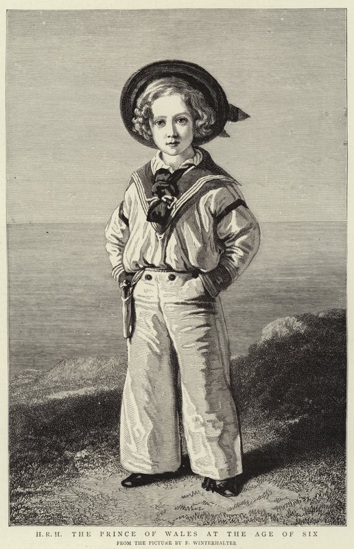 Seine Königliche Hoheit der Prinz von Wales im Alter von sechs Jahren von Franz Xaver  Winterhalter (after)
