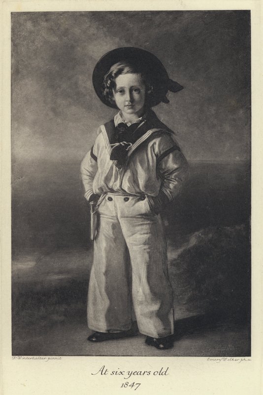 König Edward VII. als Kind, sechs Jahre alt von Franz Xaver  Winterhalter (after)