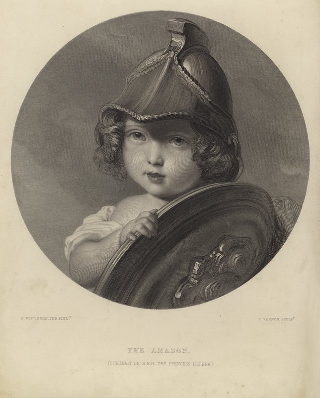 Prinzessin Helena als die Amazone von Franz Xaver Winterhalter