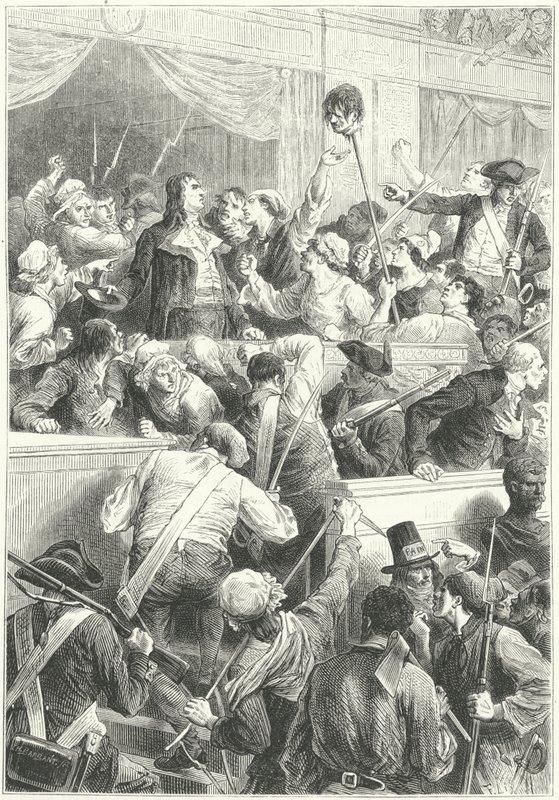 Aufstand vom 1. Prairial Jahr III, Paris, 20. Mai 1795 von Frederic Theodore (after) Lix