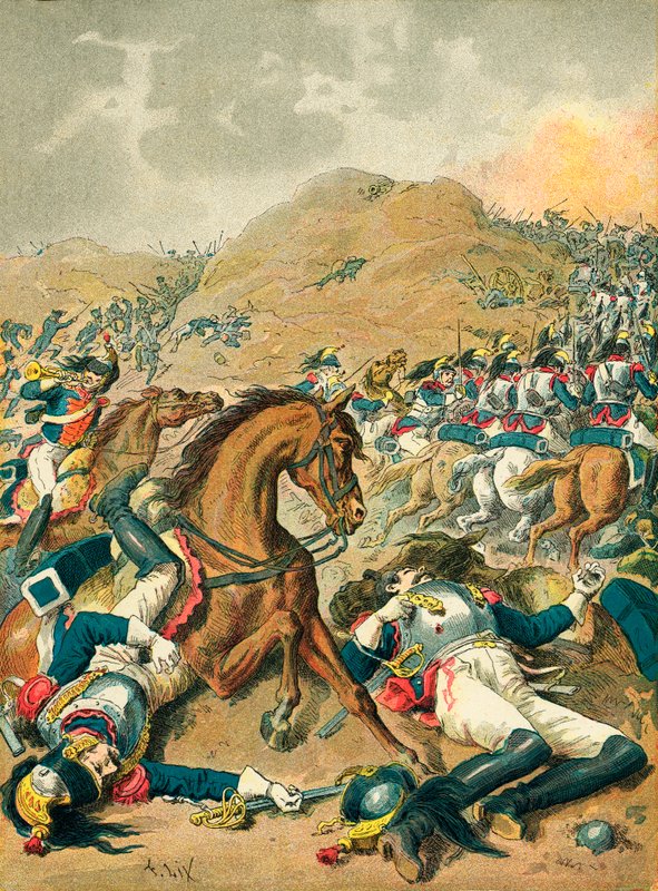 Die Schlacht von Moskau von Frederic Theodore Lix