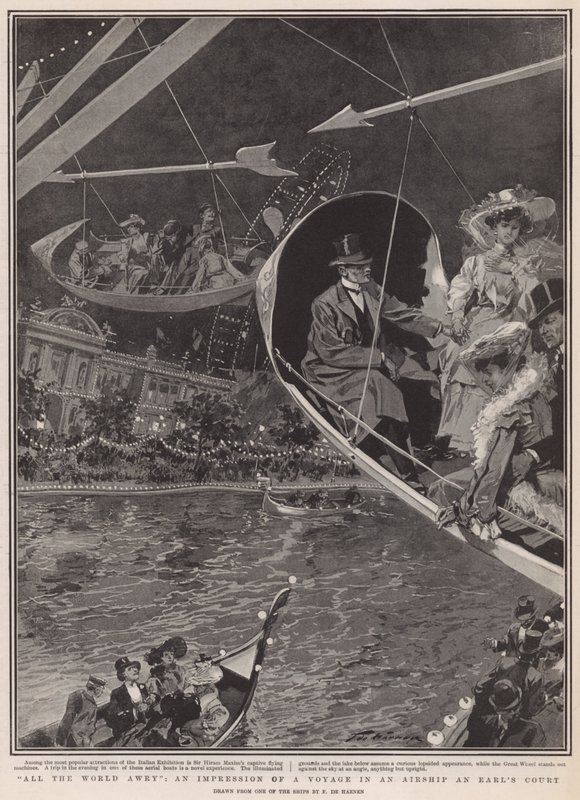 Ein Eindruck einer Reise in einem Luftschiff in Earl
