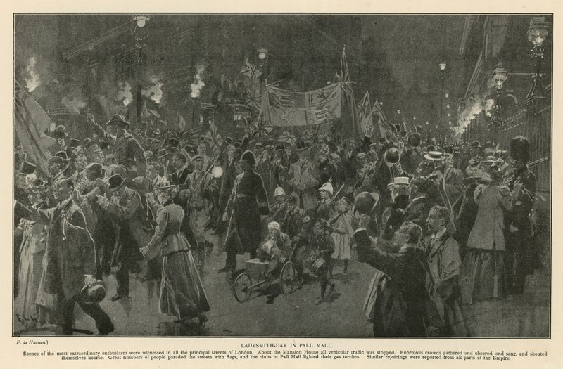 Ladysmith-Tag in Pall Mall von Frederic de Haenen