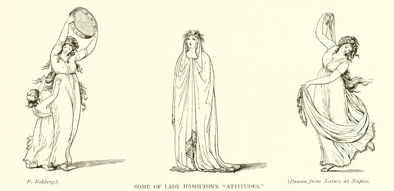 Einige von Lady Hamiltons Posen von Frederich Rehberg