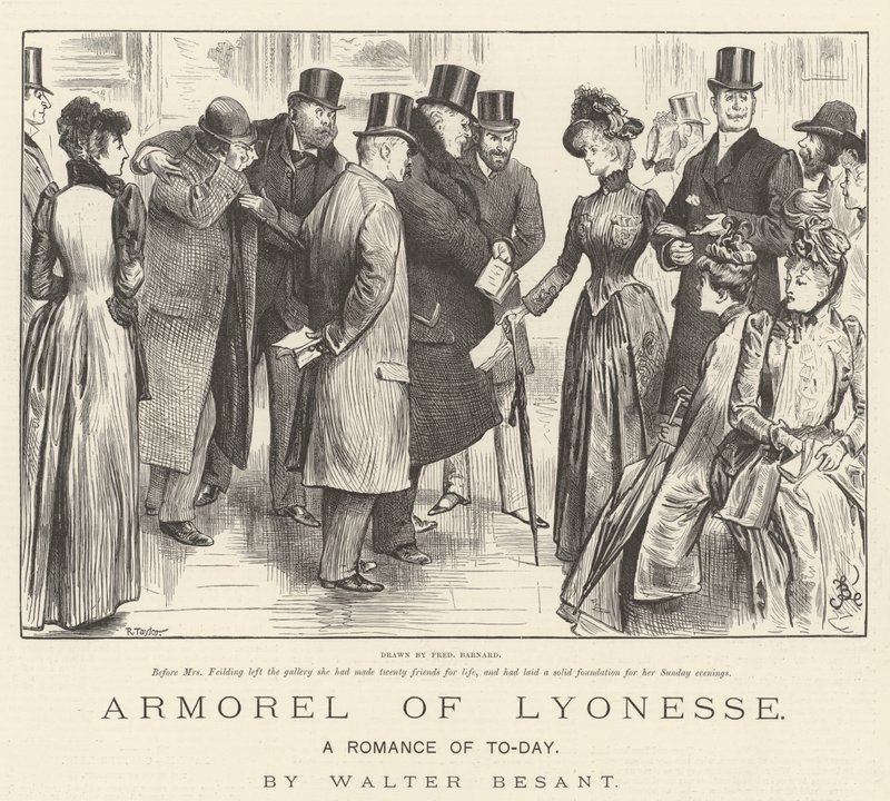 Armorel von Lyonesse, Eine Romanze von heute, von Walter Besant von Frederick Barnard