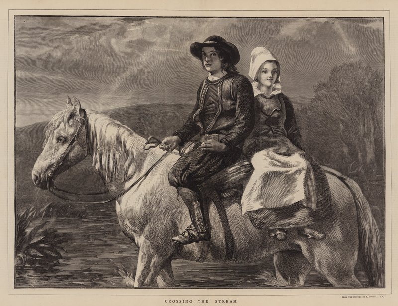 Überquerung des Baches von Frederick Goodall