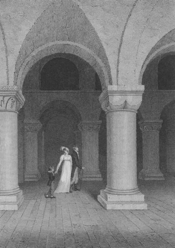 Die Kapelle im Turm, jetzt das Archivbüro, London von Frederick (after) Nash