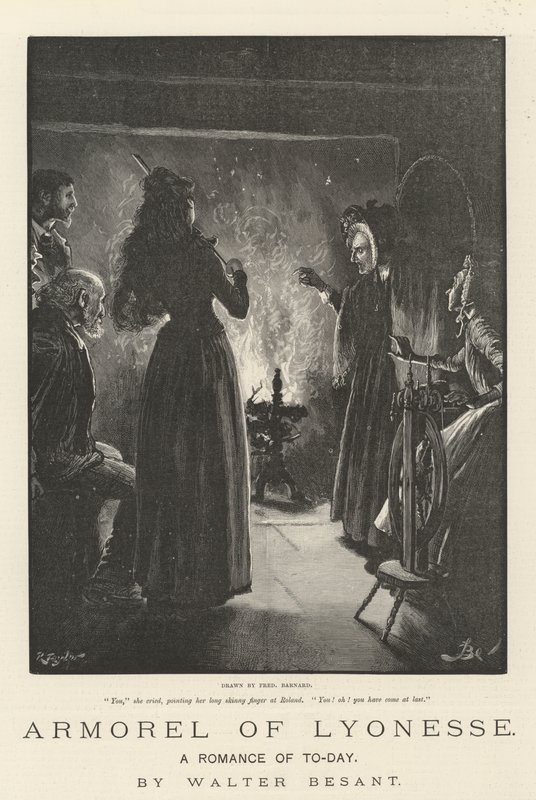 Armorel von Lyonesse, eine Romanze von heute, von Walter Besant von Frederick Barnard