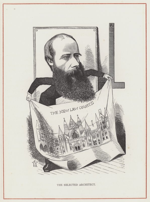 George Edmund Street, Architekt, Die neuen Gerichte von Frederick Waddy