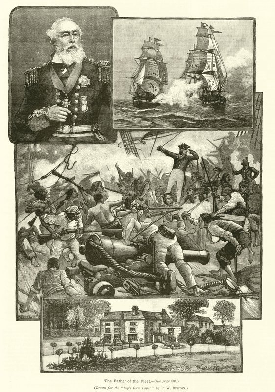 Vater der Flotte, Admiral Sir Provo Wallis von Frederick William Burton