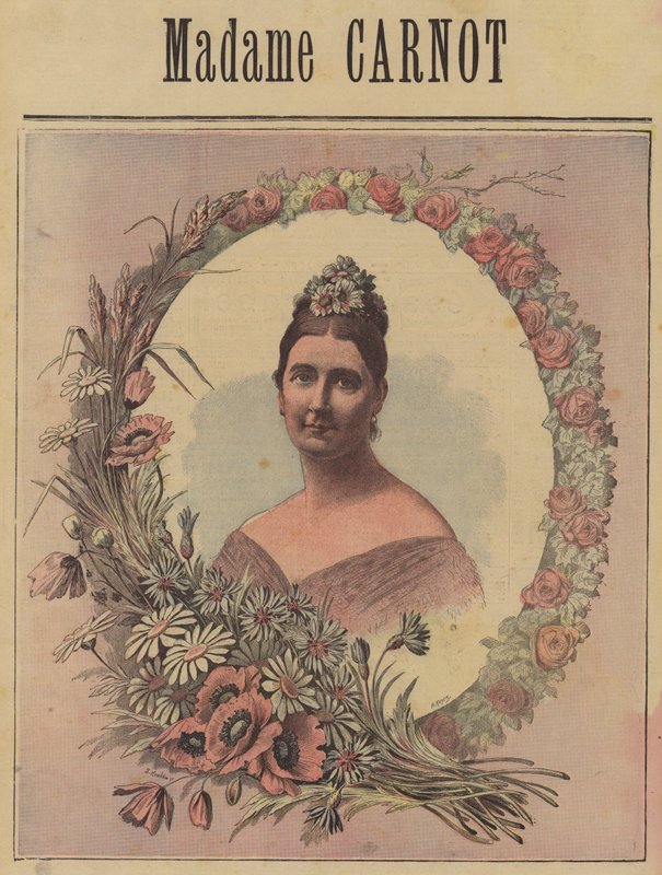 Cecile Carnot, Ehefrau von Sadi Carnot, Präsident von Frankreich von French School