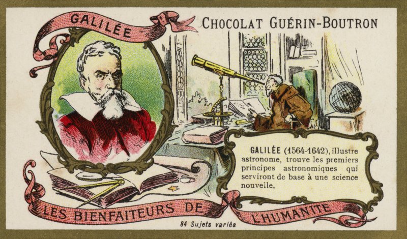Galileo Galilei, italienischer Physiker, Mathematiker und Astronom von French School