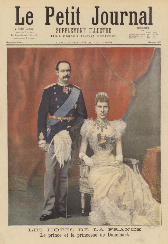 Gäste Frankreichs: Der Prinz und die Prinzessin von Dänemark von French School