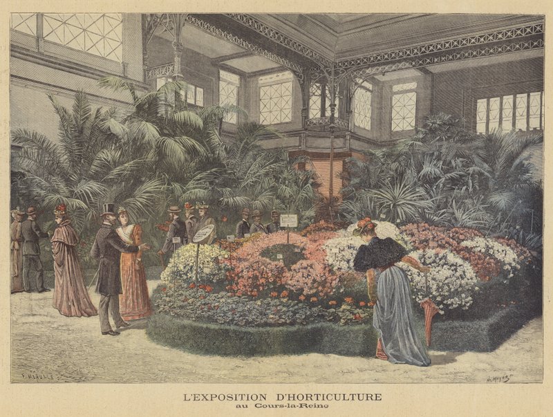 Gartenbauausstellung im Cours-la-Reine von French School