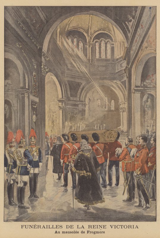 Das Begräbnis von Königin Victoria von French School