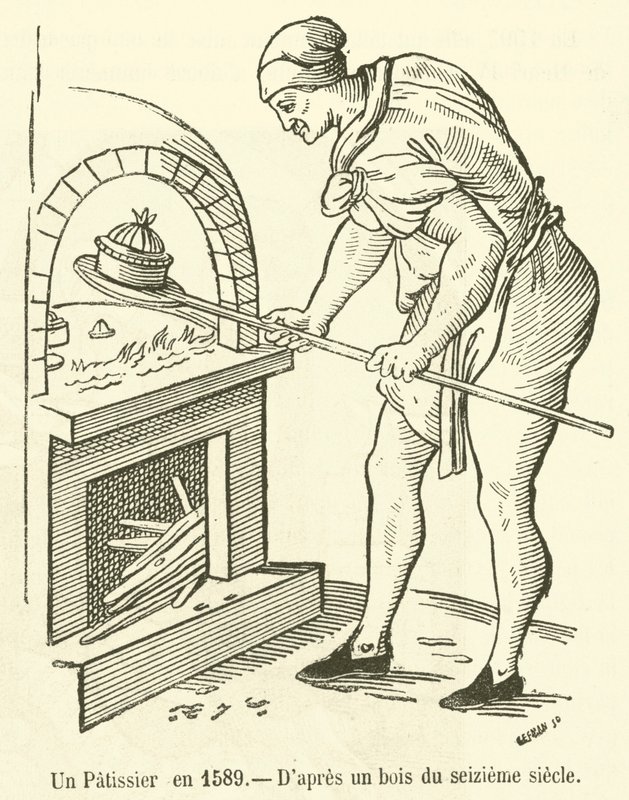 Ein Konditor im Jahr 1589 von French School