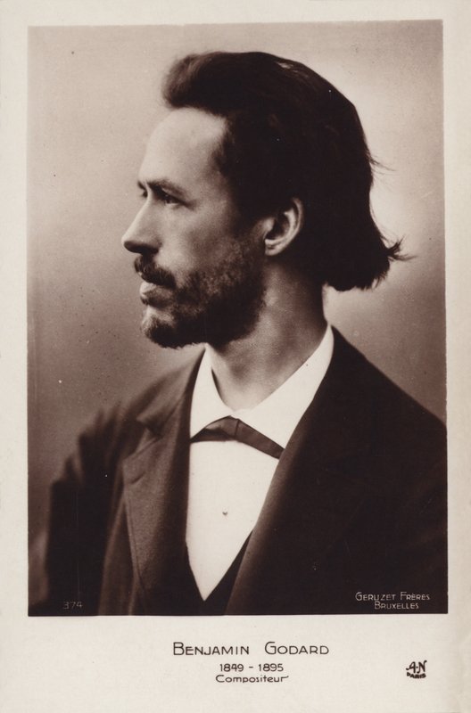 Benjamin Godard, französischer Violinist und Romantik-Komponist (1849-1895) von French Photographer