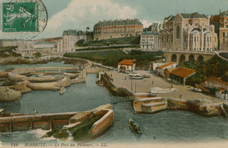 Biarritz, Der Fischerhafen von French Photographer