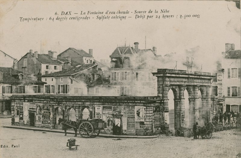 Dax - die warme Quelle - Quelle von Nebe von French Photographer