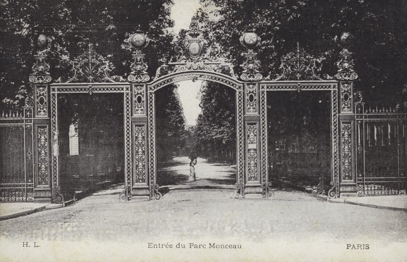 Eingang, Parc Monceau, Paris von French Photographer