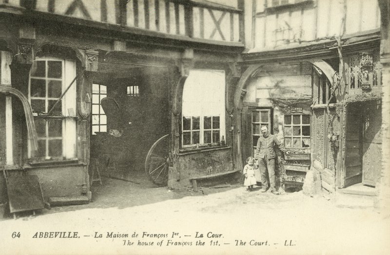 Haus von König Franz I., Abbeville von French Photographer