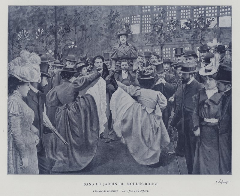 Im Garten des Moulin Rouge, Paris von French Photographer