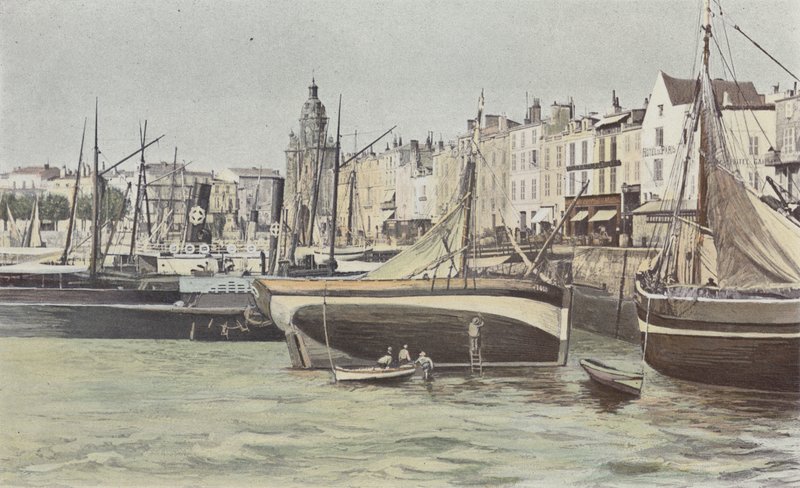 La Rochelle, Fischereihafen und Uhrturm von French Photographer