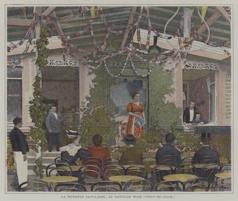 La Romance Populaire im Pavillon Rose, Point-du-Jour, Paris von French Photographer