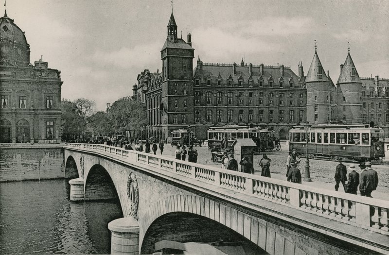 Le Pont au Change et le Palais de Justice von French Photographer