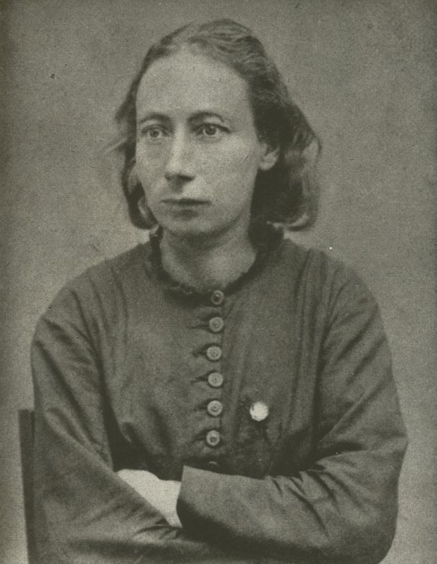 Louise Michel, Pariser Kommune (s/w Foto) von French Photographer