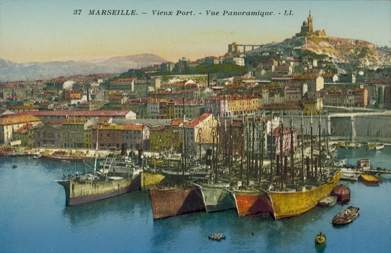 Marseille: Vieux Port, Panoramablick von French Photographer