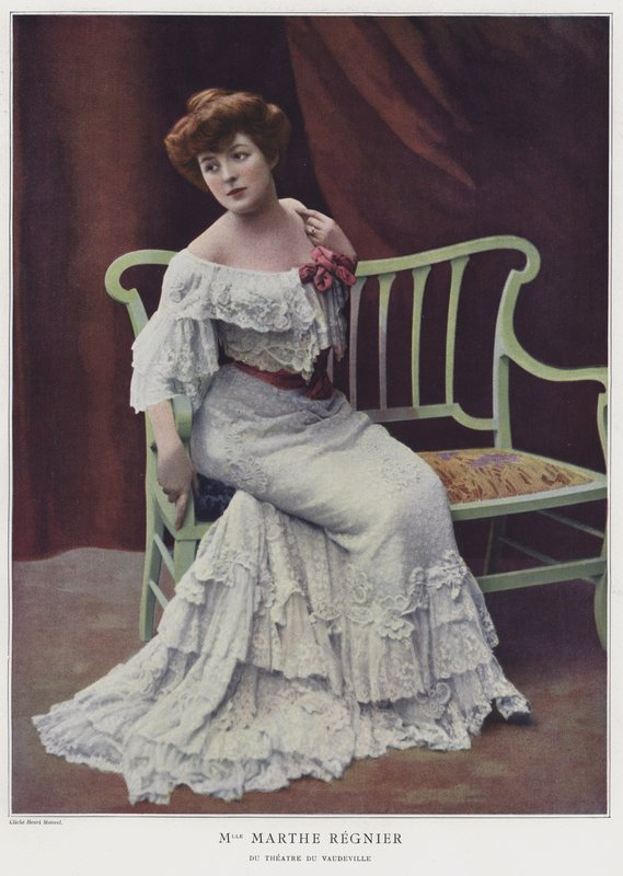 Marthe Regnier, französische Schauspielerin von French Photographer