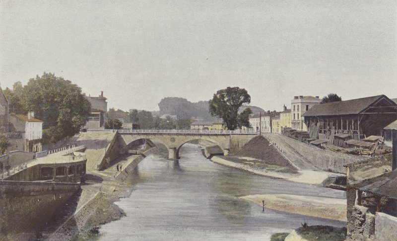 Mont-de-Marsan, Zusammenfluss von Midou und Douze von French Photographer