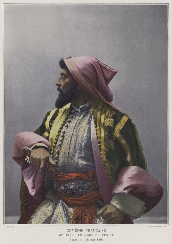 Mounet-Sully in der Titelrolle in Othello von French Photographer