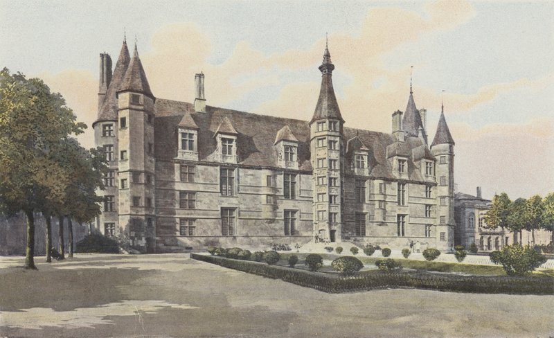 Nevers, Ehemaliges Herzogsschloss, Südfassade von French Photographer