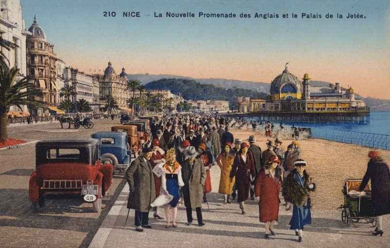 Nizza, Die Neue Promenade des Anglais, Der Palais de la Jetée von French Photographer