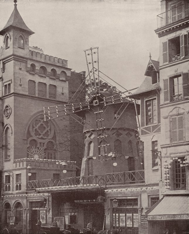 Paris: Außenansicht des Moulin Rouge von French Photographer
