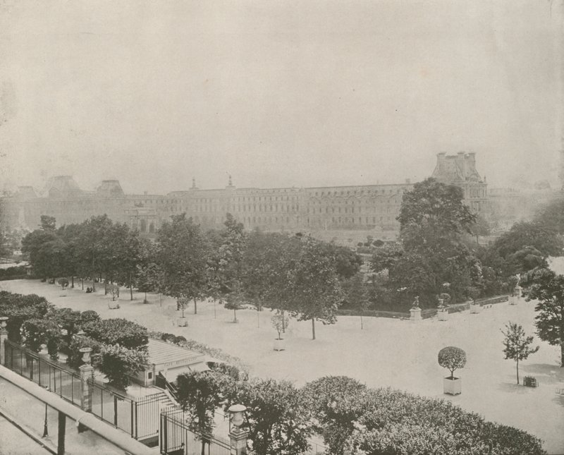 Paris: Garten gegenüber dem Tuilerienpalast von French Photographer