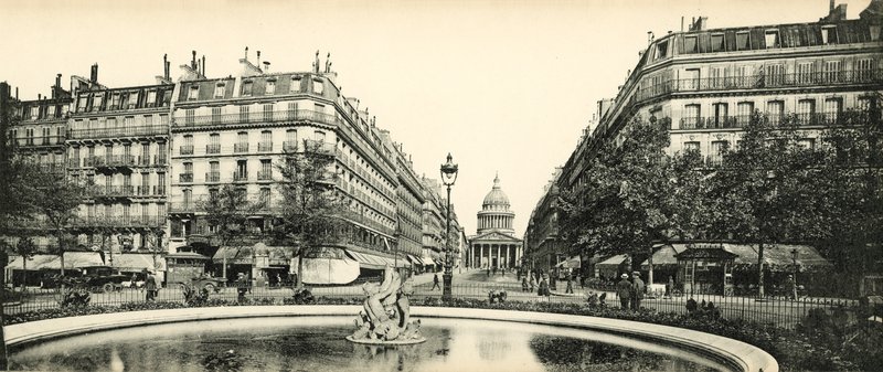 Paris, Das Pantheon und die Soufflot-Straße von French Photographer