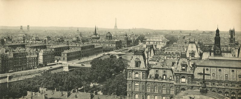 Paris, Panorama der Acht Brücken von French Photographer