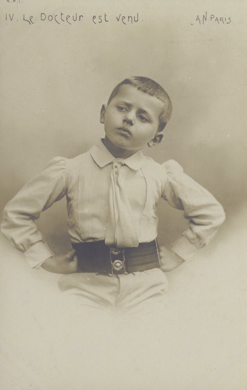 Porträt eines kleinen Jungen von French Photographer