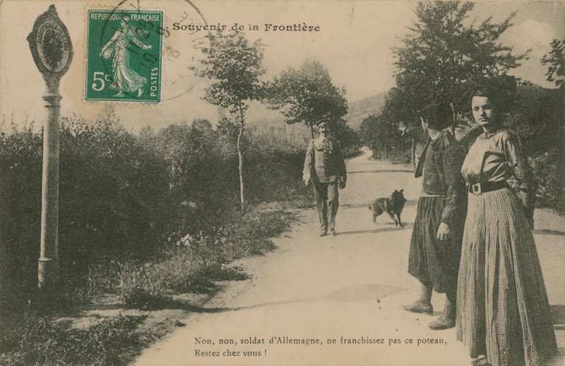 Souvenir der deutsch-französischen Grenze von French Photographer