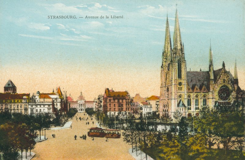 Straßburg: Avenue de la Liberté von French Photographer